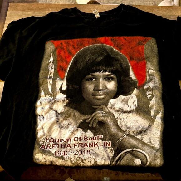 Aretha Franklin Queen of Soul Memorial T-shirt Tee Size 2X - Picture 1 of 2